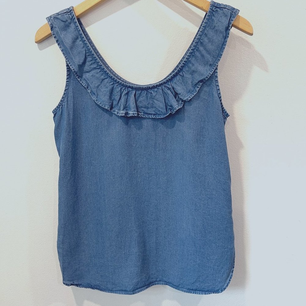 Gap Chambray Tank Top Size XS
